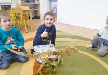 Tydzień z dinozaurami w oddziale przedszkolnym