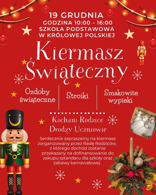 KIERMASZ ŚWIĄTECZNY