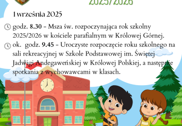 Rozpoczęcie roku szkolnego 2025/26
