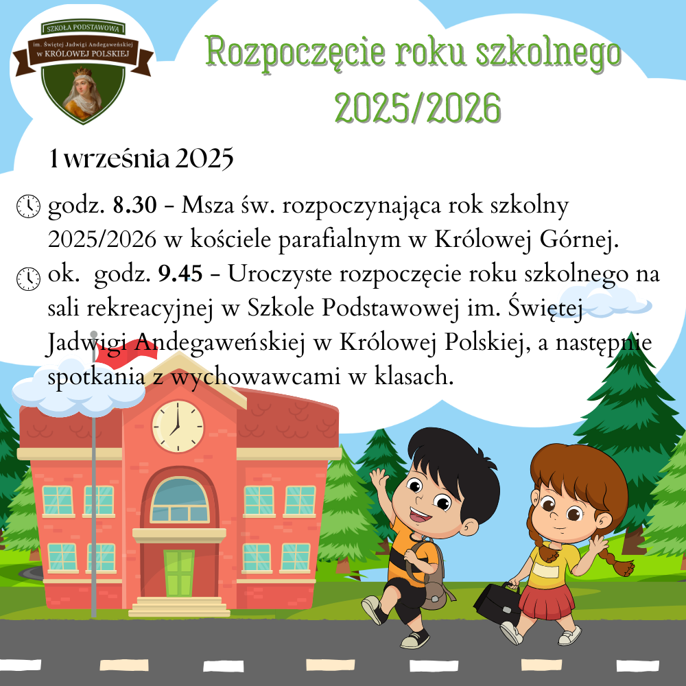 Rozpoczęcie roku szkolnego 2025/26
