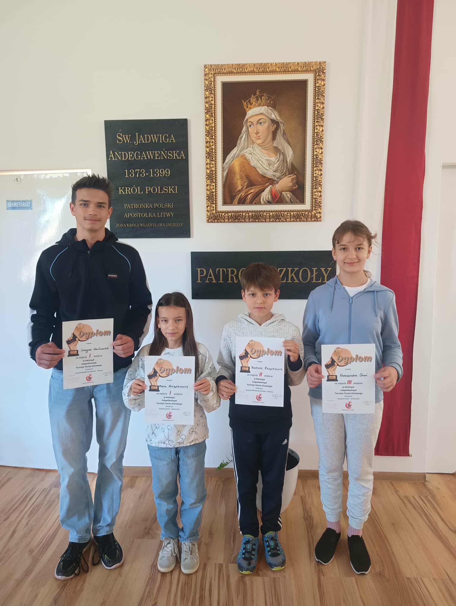 Gminne Zawody w Tenisie Stołowym