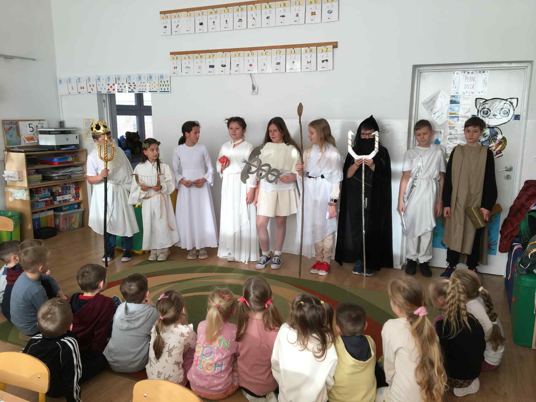 Bogowie Olimpu w naszej szkole