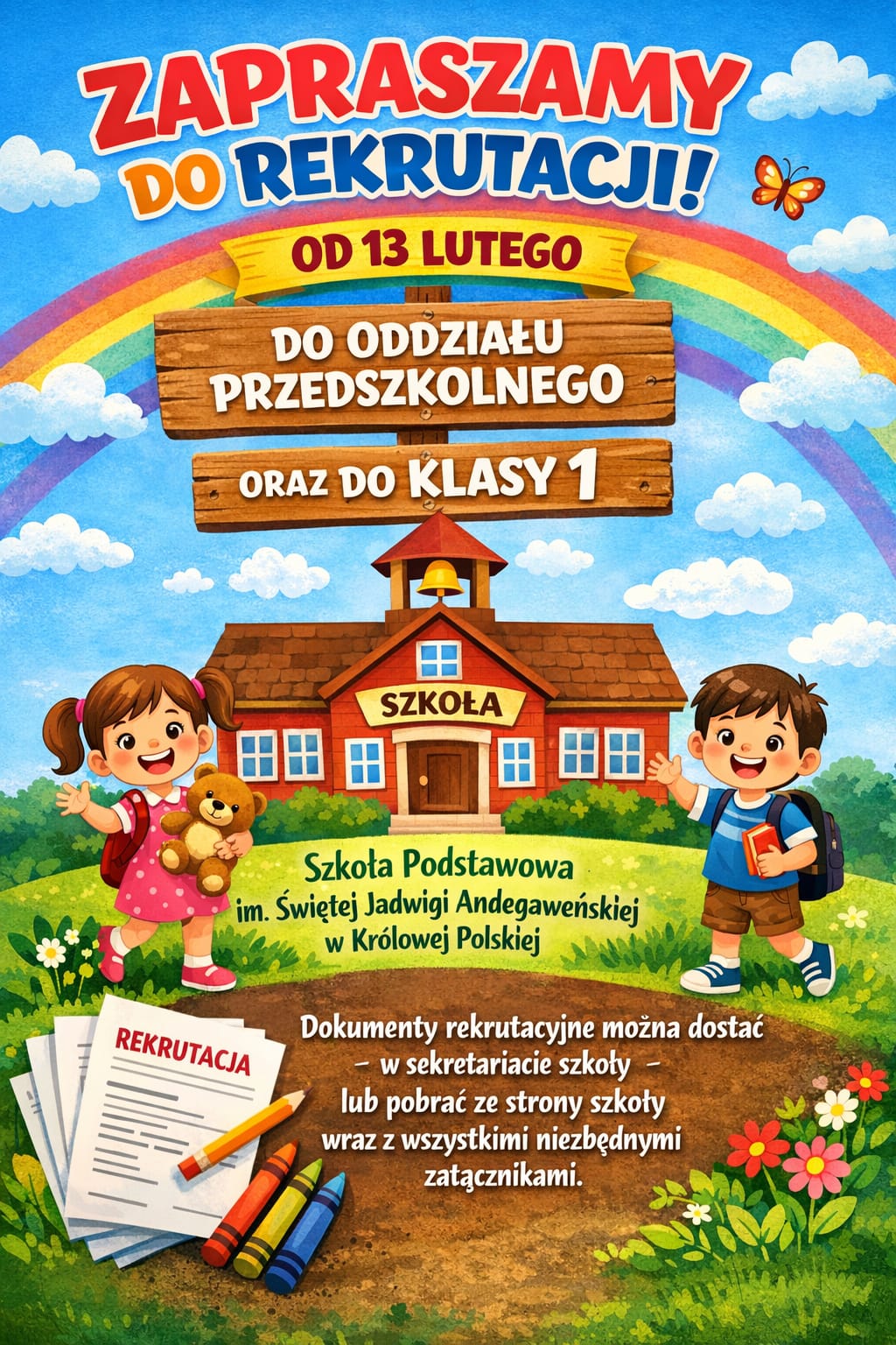 Rekrutacja do oddziału przedszkolnego