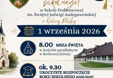 Uroczyste rozpoczęcie roku szkolnego 2026/2027