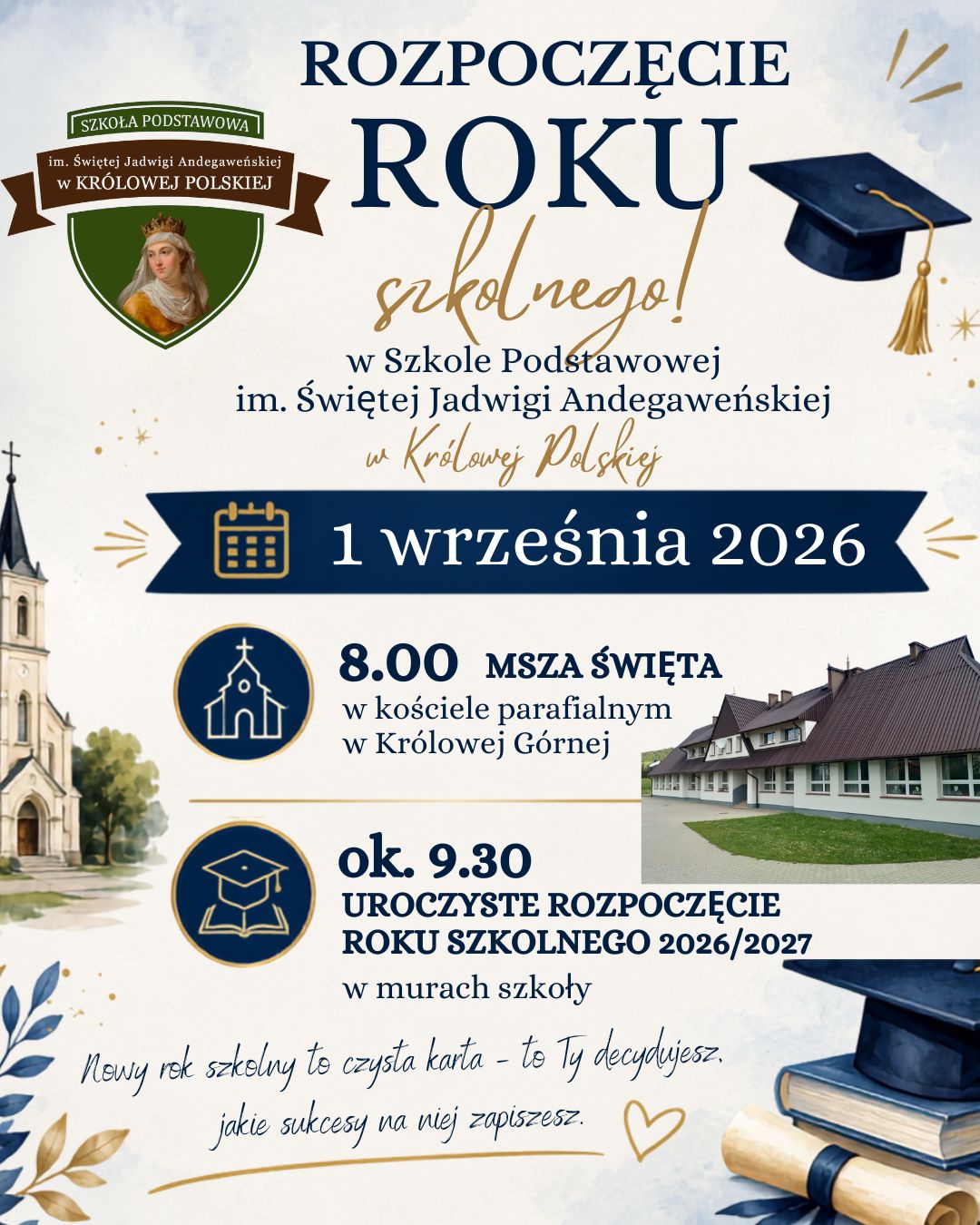 Uroczyste rozpoczęcie roku szkolnego 2026/2027