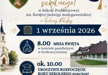 Uroczyste rozpoczęcie roku szkolnego 2026/2027