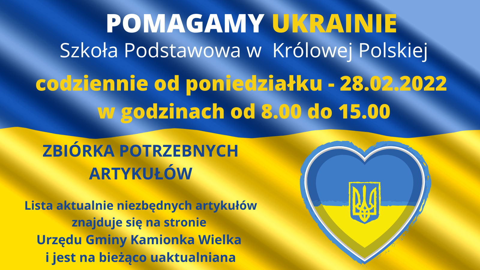 POMAGAMY UKRAINIE !!